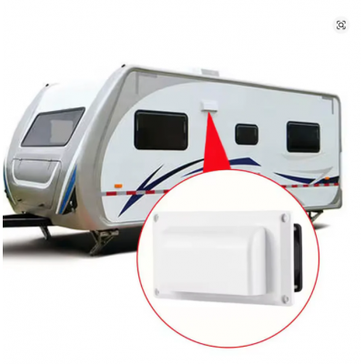 Caravan Motorhome Trailer Side Air Vent Ventilation Exhaust Fan RV White DC12V 13.2W
